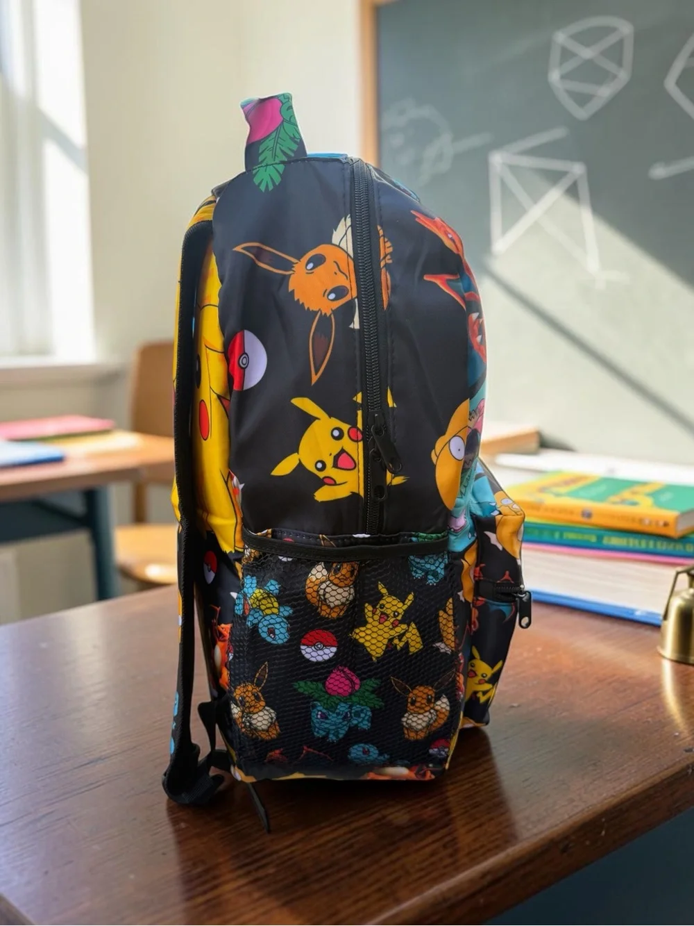 Pikachu & Pokémon Character Kids Backpack - Yellow/Black